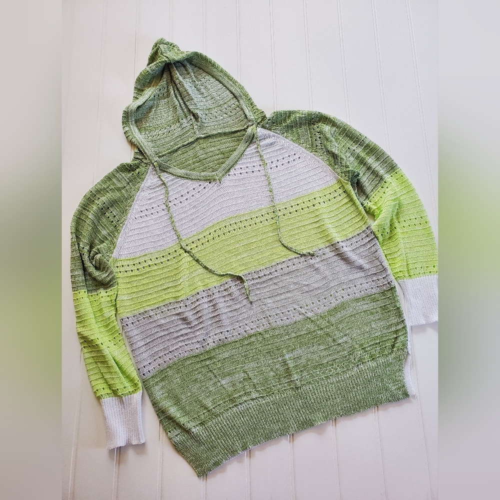 Ladies Knitted Hoody Sweater